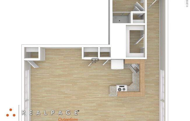 Studio, 1 bath, 700 sqft, $1,678