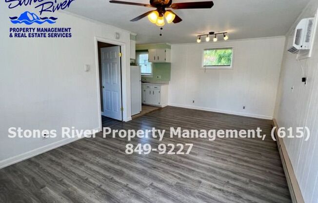 1 Bedroom Apartment *Water Included*, Across the Street from MTSU!