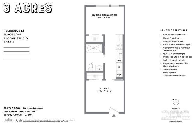 1 bed, 1 bath, 435 sqft, $2,095, Unit 1049