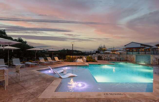 Amenity Center Pool at The Artesian at Bee Cave