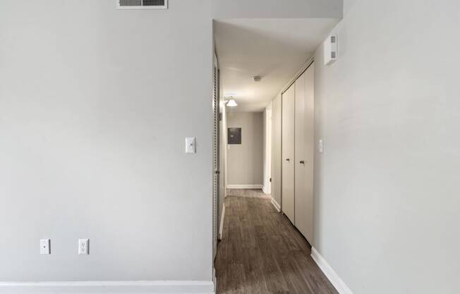 Hallway at Laurel Valley Apartments in Mount Juliet Tennessee March 2021