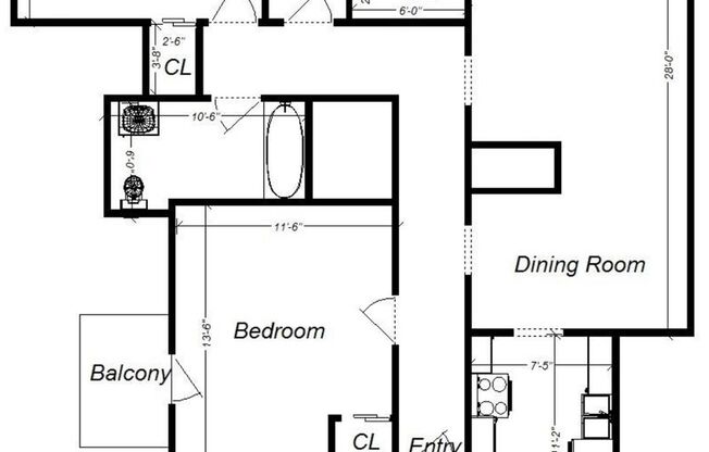 3 beds, 1 bath, 1,120 sqft, $2,349, Unit 732 S. Millvale Ave. #B3
