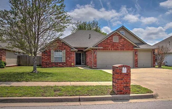 BIXBY schools, 4 Bedroom, 3 car garage.