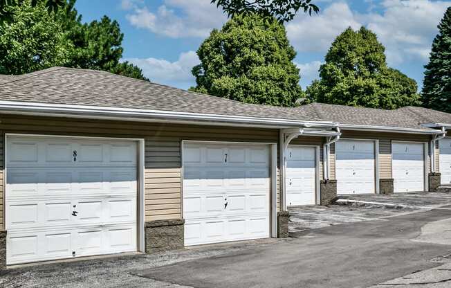 Detached garages at The Falgrove, Omaha, NE, 68137