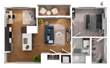 1 bed, 1 bath, 818 sqft, $3,278