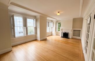 Top Floor 2-Bedroom Apartment in Lower Pacific Heights with In-unit Laundry and Included Parking!