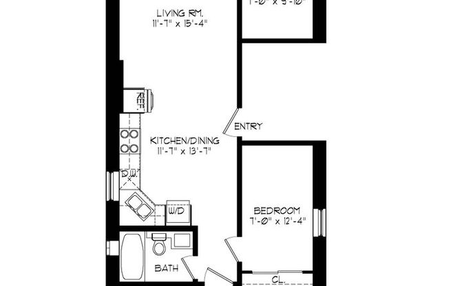 2 beds, 1 bath, 850 sqft, $2,195, Unit 2F