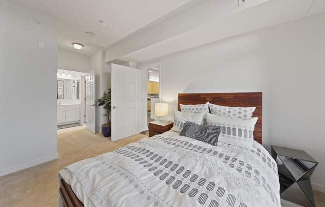 Master Bed With Spacious Closet and Bath at Wentworth House, North Bethesda