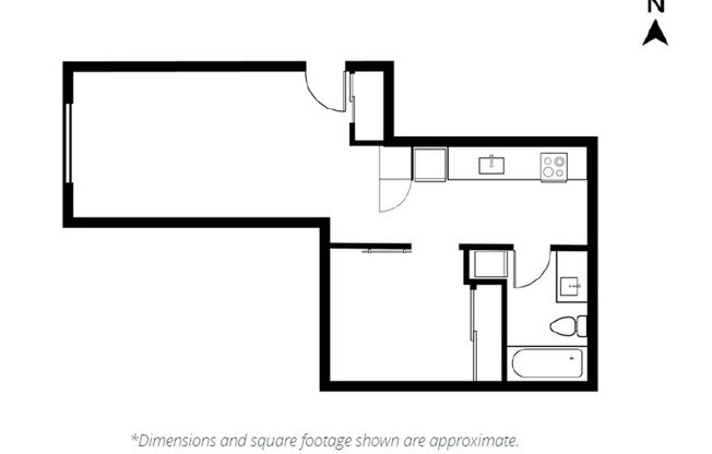1 bed, 1 bath, 627 sqft, $2,150, Unit 701