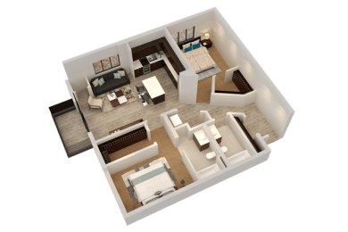 2 beds, 2 baths, 1,056 sqft, $1,814