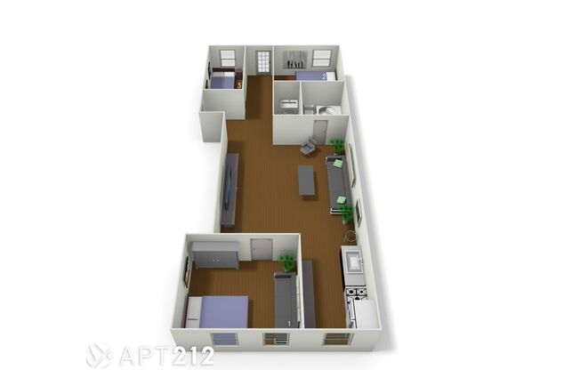 3 beds, 1.5 baths, 1,200 sqft, $8,350, Unit 2