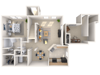 1 bed, 1 bath, 1,169 sqft, $2,254