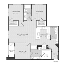 3 beds, 2 baths, 1,388 sqft, $1,938