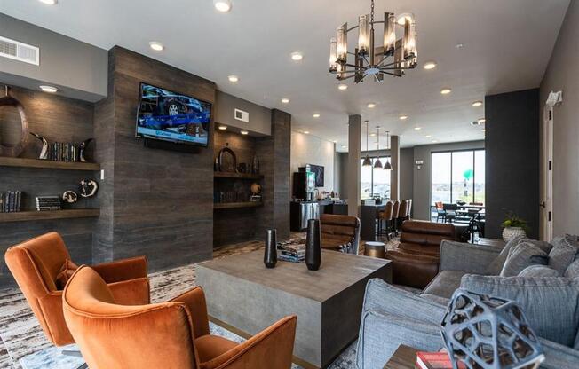 Common Room at Watermark on Twenty Mile, Parker, CO, 80134
