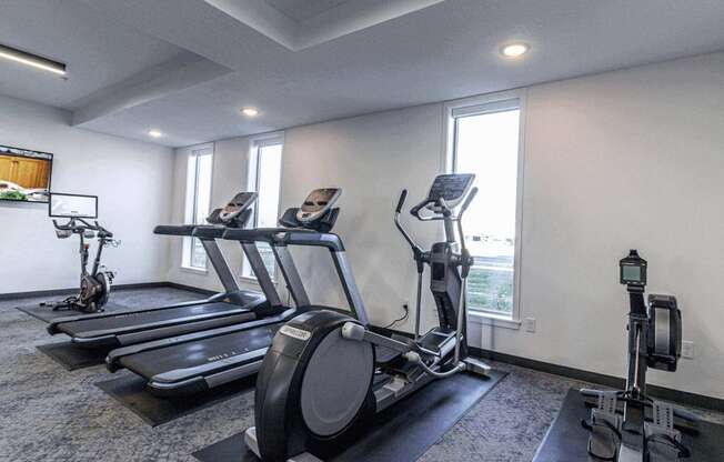 gym at The Flats at Riverwoods, Provo, 84604