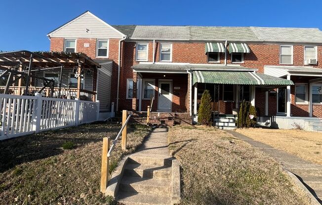 Bright and light home with large rooms available in Dundalk MD with updates!