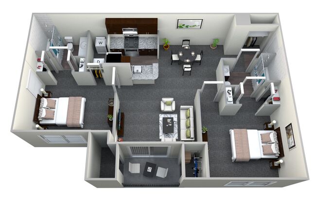 2 beds, 2 baths, 1,010 sqft, $1,759, Unit 8205-104