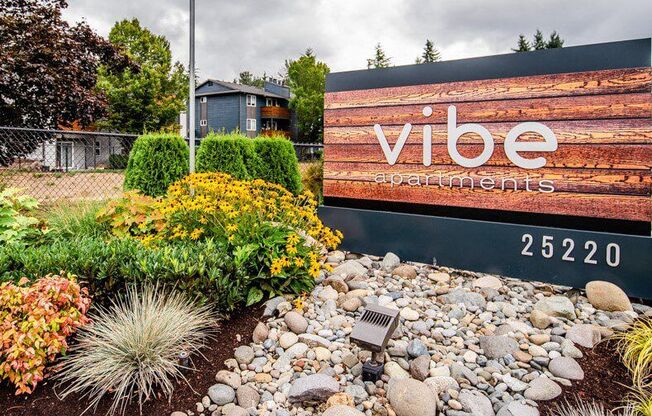 Property Signage at Vibe, Kent, 98030
