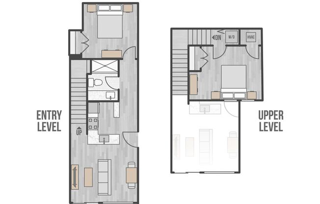 2 beds, 1 bath, 850 sqft, $1,995, Unit 523