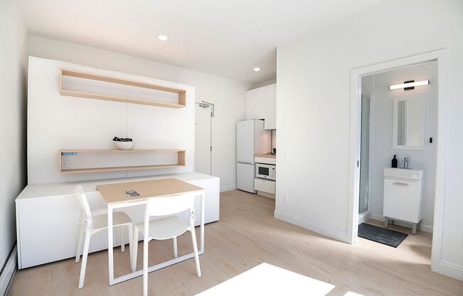 Studio, 1 bath, 214 sqft, $1,350, Unit 108