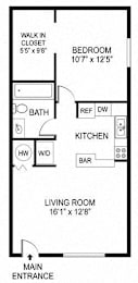 1 bed, 1 bath, 685 sqft, $1,150
