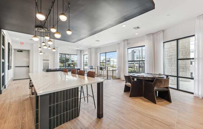 kitchen area for communal use