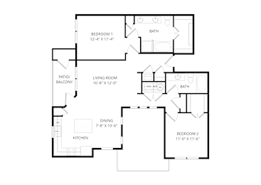 2 beds, 2 baths, 1,138 sqft, $1,925