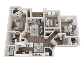 3 beds, 2 baths, 1,110 sqft, $1,862