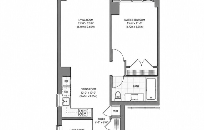 1 bed, 1 bath, 889 sqft, $5,900, Unit 20A