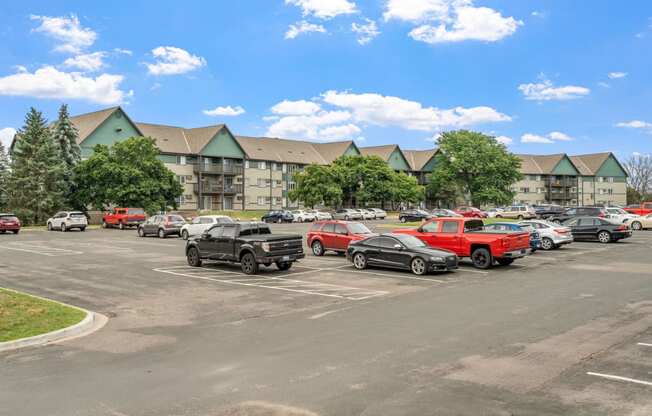 Parking Lot View of Community