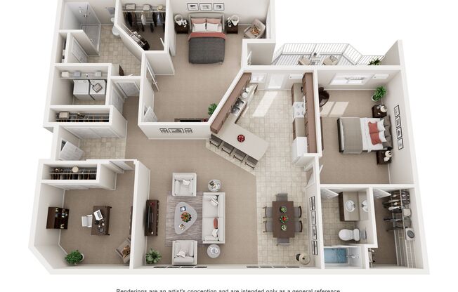 2 beds, 2 baths, 1,590 sqft, $1,525, Unit 5301-226