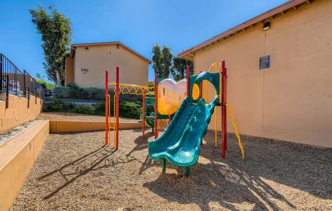 Our Children Playground at Vista Flores Apartments in San Marcos, California