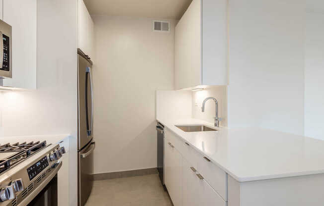 Kitchen with Stainless Steel Appliances