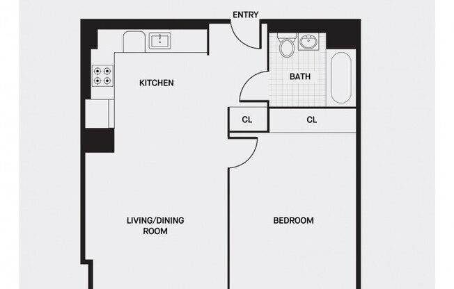 1 bed, 1 bath, $2,738, Unit 17-A