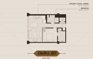 1 bed, 1 bath, 611 sqft, $1,145, Unit 720
