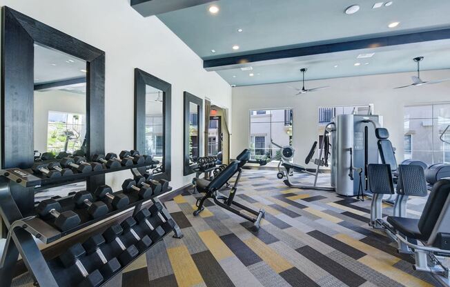 Fitness Center with State of the Art Precor Equipment, at SETA, La Mesa, California