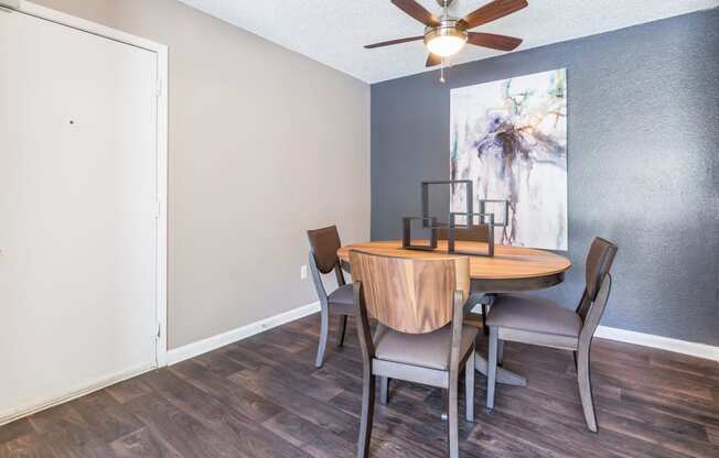 Model Unit Dining Room at Greensview Apartments in Aurora, Colorado, CO