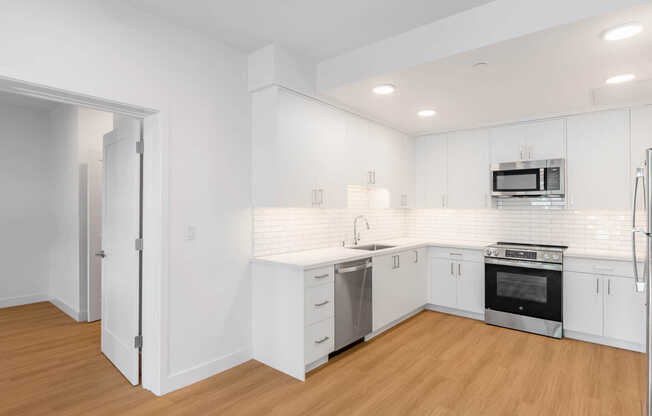 Kitchen with Stainless Steel Appliances
