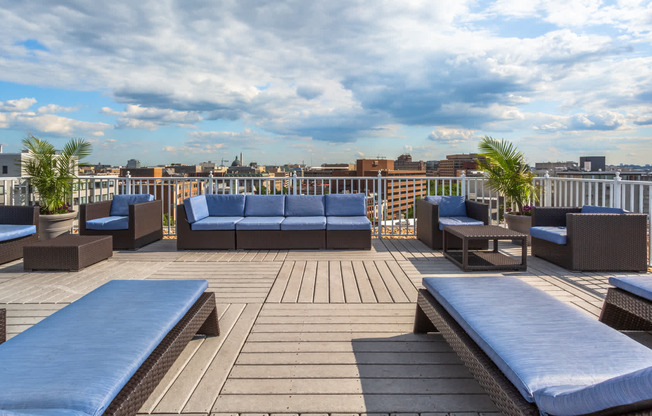 Rooftop Lounge with Panoramic City Views