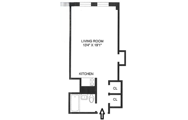 Studio, 1 bath, $3,400, Unit 2306