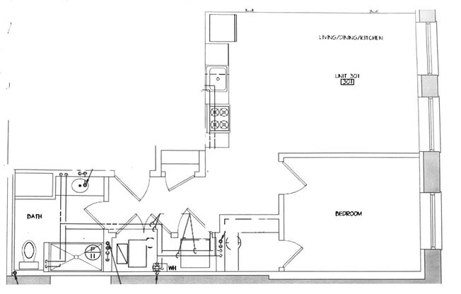 1 bed, 1 bath, 710 sqft, $2,249, Unit 301