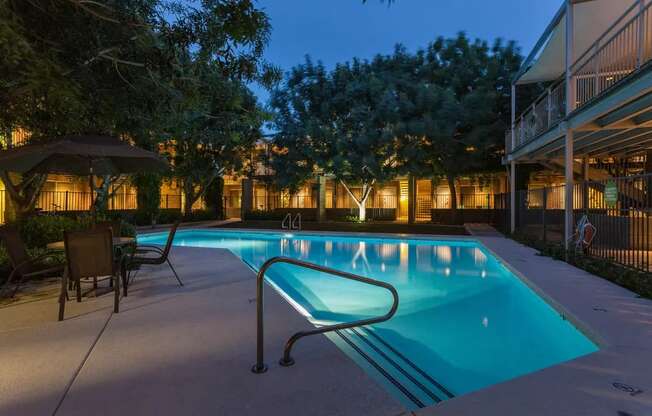 Pool at The Regency Apartments in Tempe AZ March 2020