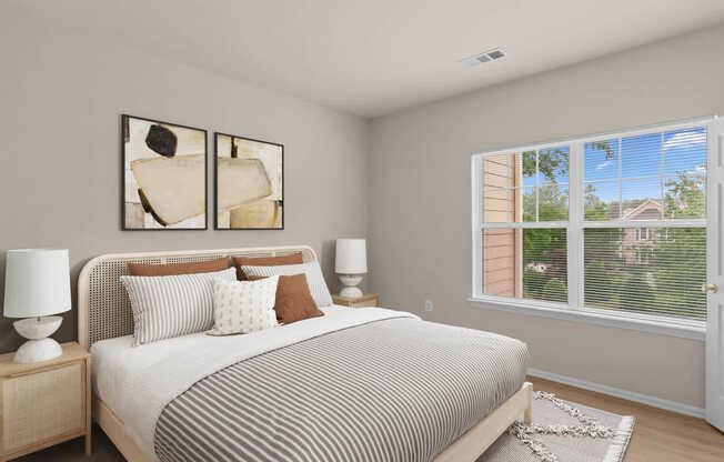 Bedroom with Hard Surface Flooring