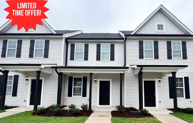 Move-In Special: Save $500 on Your First Month’s Rent!  2 Bedroom Townhome in Smithfield!
