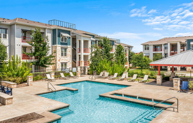 our apartments offer a swimming pool in front of our building