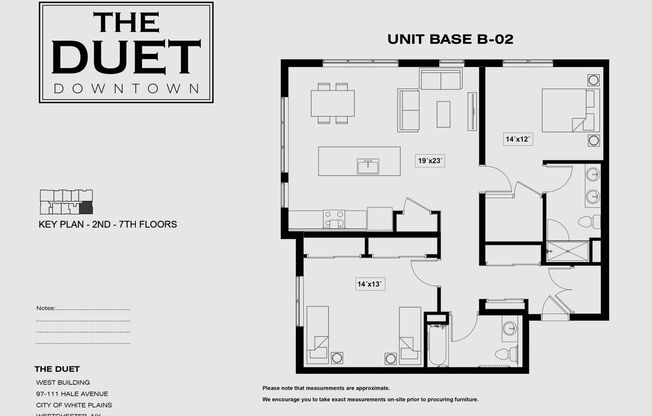 2 beds, 2 baths, 1,200 sqft, $4,323.75, Unit 309W