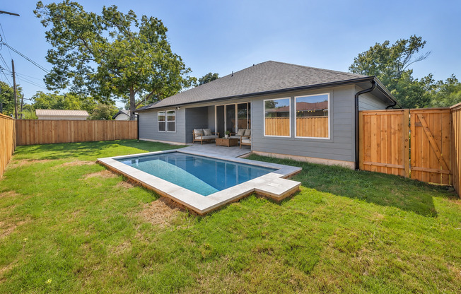 Central Austin: Modern 4-Bedroom Home with Private Pool, Office & Luxury Finishes