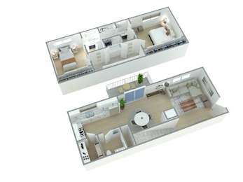 2 beds, 1.5 baths, 1,160 sqft, $2,571