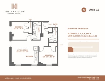 2 beds, 2 baths, 672 sqft, $1,900