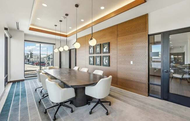 Conference room at Bayview Apartments, California, 94608